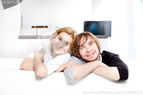 Image of Couple in new home