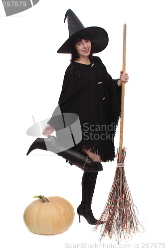 Image of Witch standing on one leg