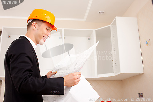 Image of Engineer with documents