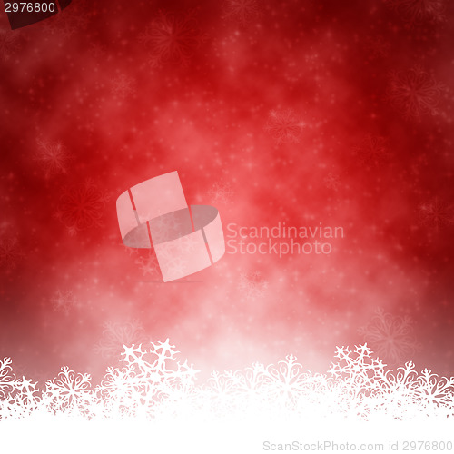 Image of red christmas background