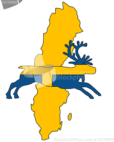 Image of Swedish reindeer