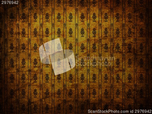 Image of Grunge vintage floral damask background