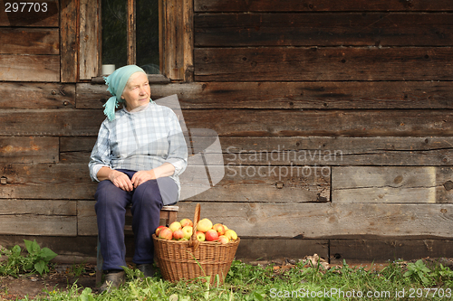 Image of Elderly countrywoman