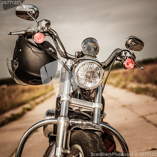 Image of Motorcycle on the road