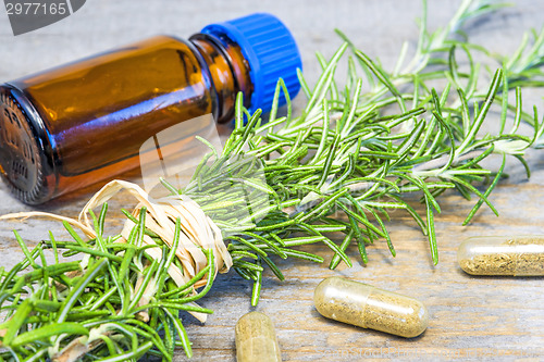 Image of rosemary with tincture