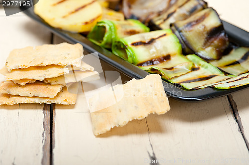 Image of grilled assorted vegetables 