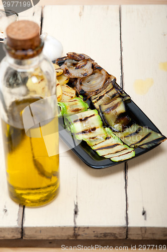 Image of grilled assorted vegetables 