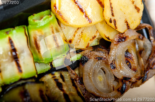 Image of grilled assorted vegetables 