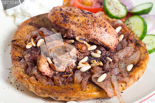 Image of Musakhan sumac chicken meal