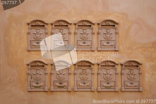 Image of Italian mail boxes