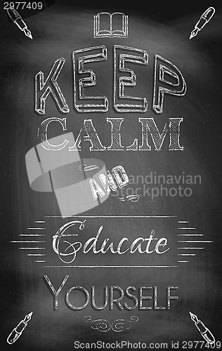 Image of Keep calm and educate yourself