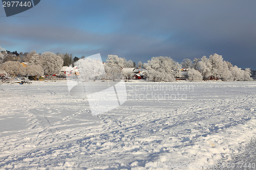 Image of Frozen lake