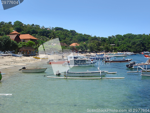 Image of beach scenery at Bali