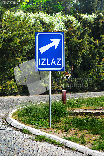 Image of Traffic sign exit