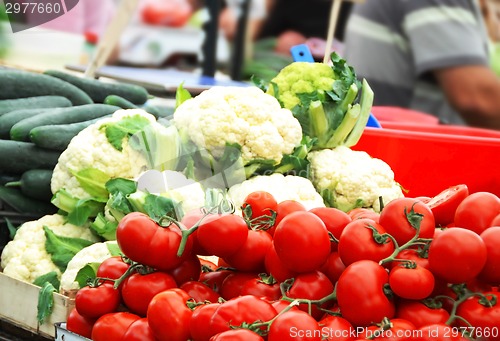 Image of Vegetables on market