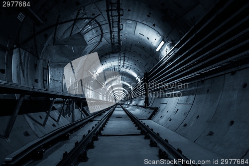 Image of Underground tunnel for the subway