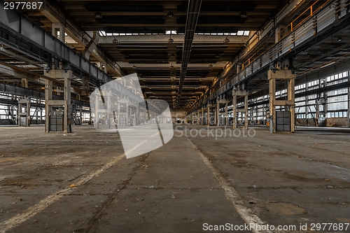 Image of Large industrial hall of a repair station