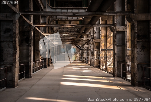 Image of Large industrial hall of a repair station