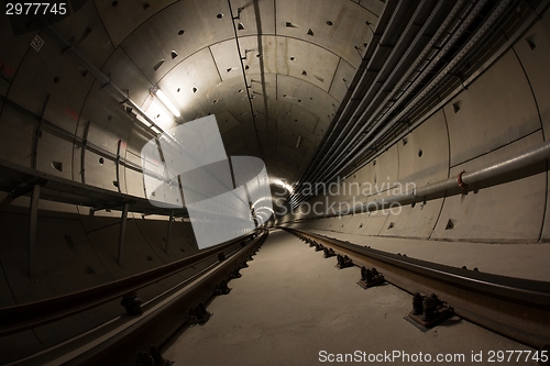 Image of Underground tunnel for the subway