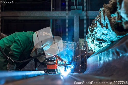 Image of Electricity distribution hall in metal industry