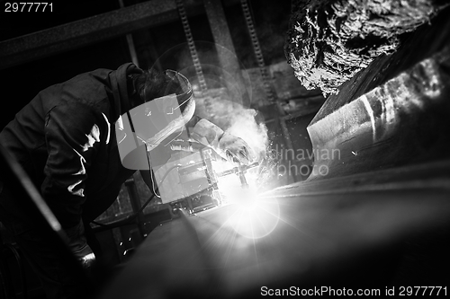 Image of Electricity distribution hall in metal industry