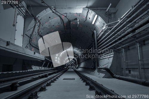 Image of Underground tunnel for the subway