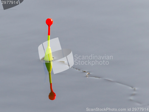 Image of Fishing float floating