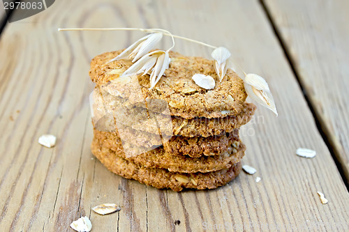 Image of Cookies oatmeal on board