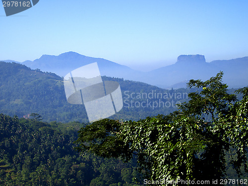 Image of Beautiful landscape of the fortress Sigiriya in Sri Lanka