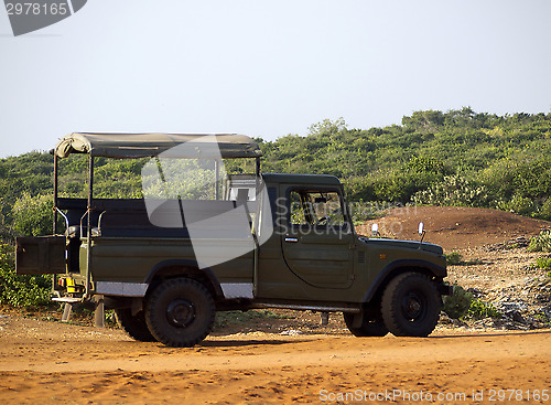 Image of Jeep for tourists safari