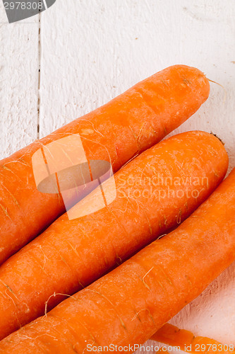 Image of Fresh peeled carrots