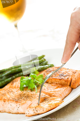 Image of Baked salmon