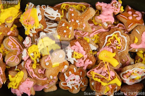 Image of homemade gingerbread as nice christmas background