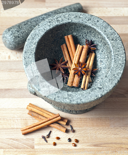 Image of Christmas spices