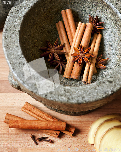 Image of Christmas spices