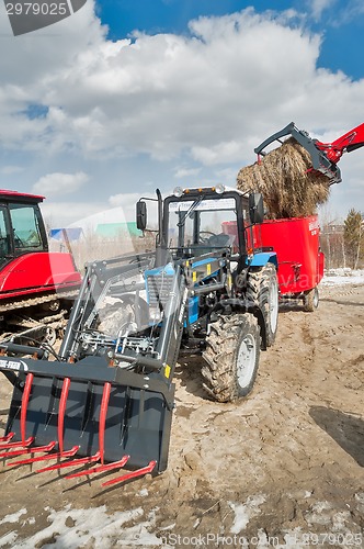 Image of Agriculture wheel loader. Tyumen. Russia