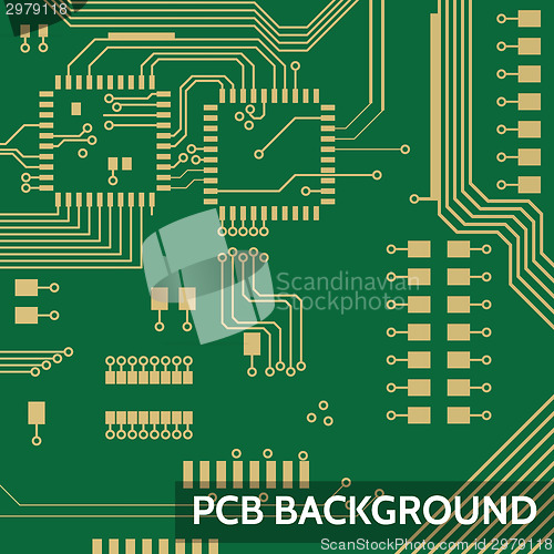 Image of Pcb vector background
