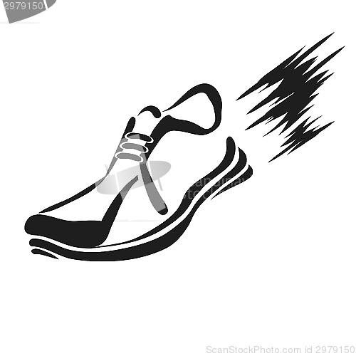 Image of running shoe icon