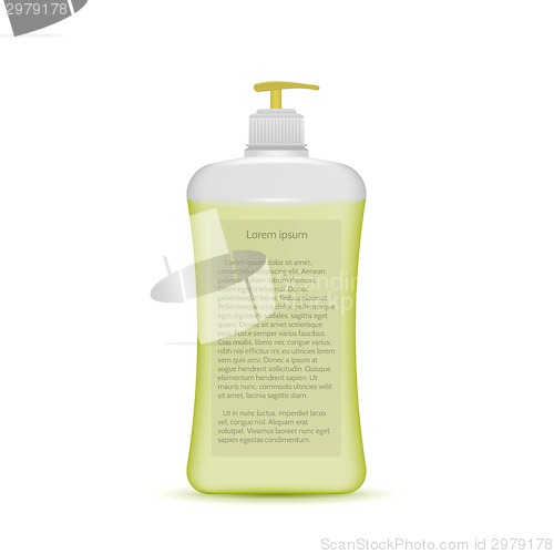 Image of Vector illustration of liquid soap bottle