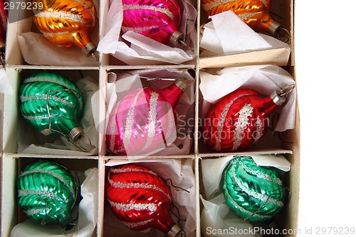 Image of christmas decoration background