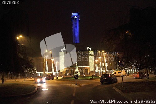 Image of christmas tree in Ostrava 