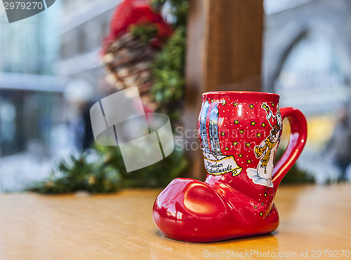 Image of German Wine Christmas Cup in Shape of a Boot