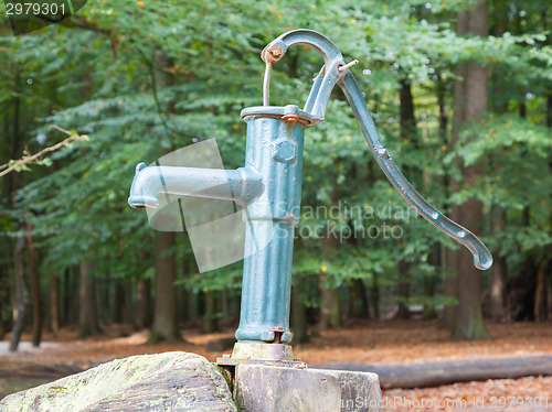 Image of Hand operated water pump