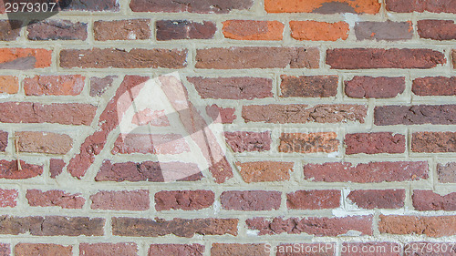 Image of Red brick wall background