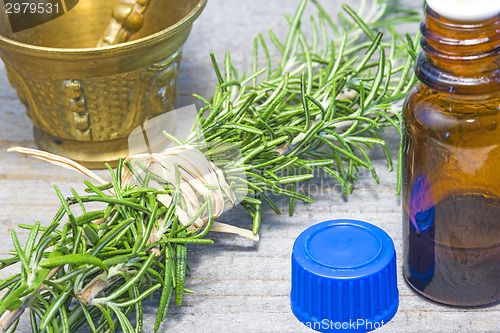 Image of rosemary with tincture