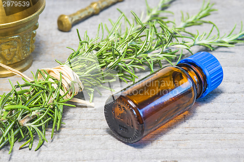 Image of rosemary with tincture