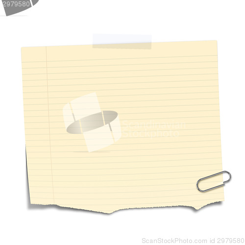 Image of sticky paper