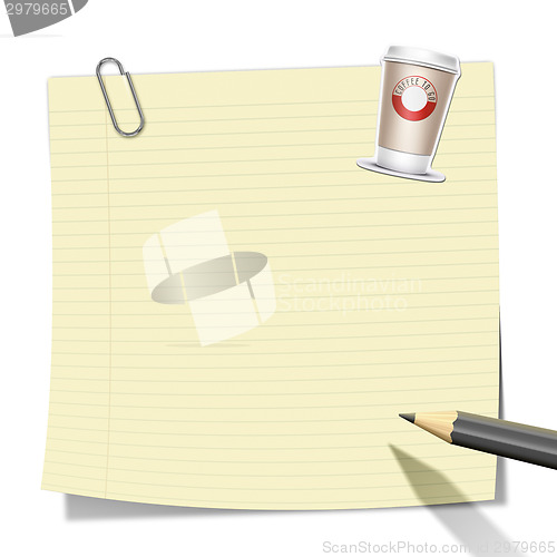 Image of sticky paper