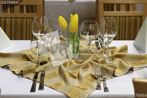 Image of wedding table decoration 
