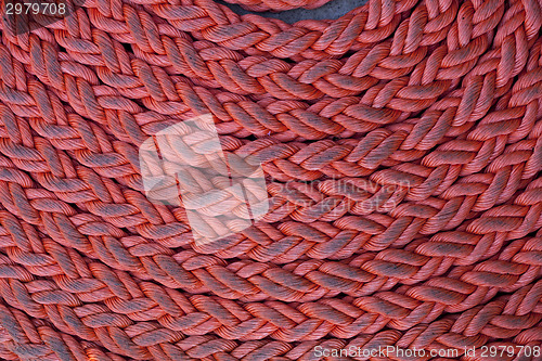 Image of Red rope texture
